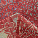 RED ALCHEMY TRANSITIONAL SILK & WOOL  RUG - 9' x 13'