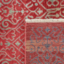 RED ALCHEMY TRANSITIONAL SILK & WOOL  RUG - 9' x 13'