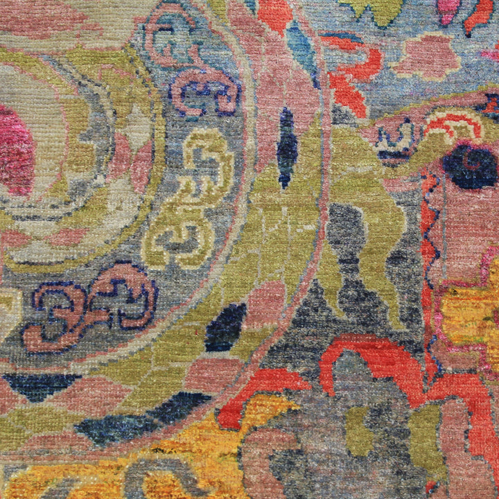 MULTI ALCHEMY TRANSITIONAL SILK & WOOL  RUG - 12' x 14'
