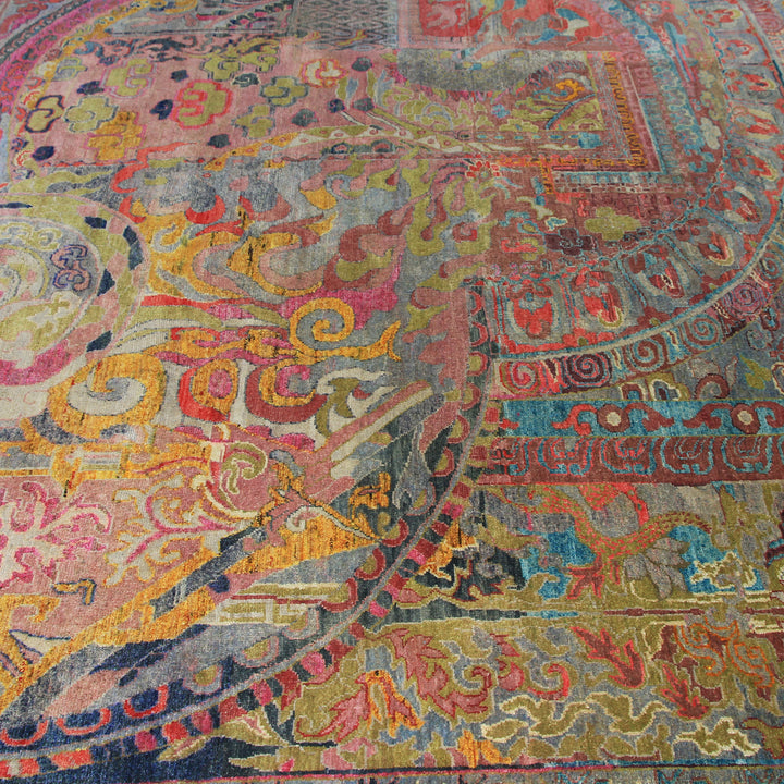 MULTI ALCHEMY TRANSITIONAL SILK & WOOL  RUG - 12' x 14'