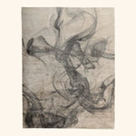 Grey Contemporary Tibetan Wool Silk Blend Rug - 9' X 12'