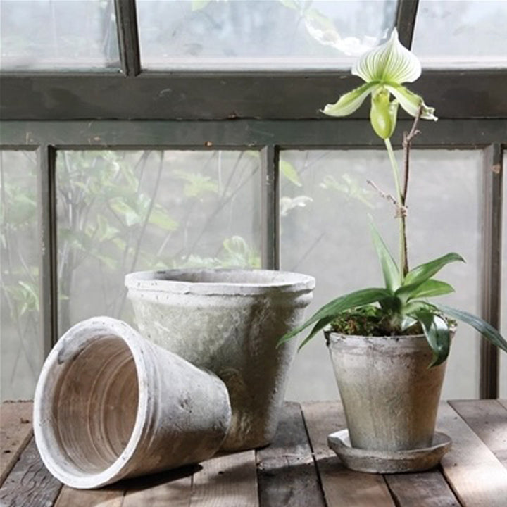 Rustic Terra Cotta Short Tomato Pot Small