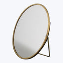 Monroe Easel Mirror, Brass Large