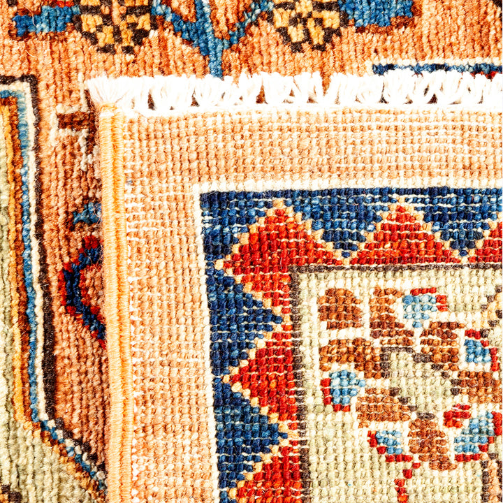 BROWN TRADITIONAL WOOL RUNNER - 2' 10" x 11' 9"