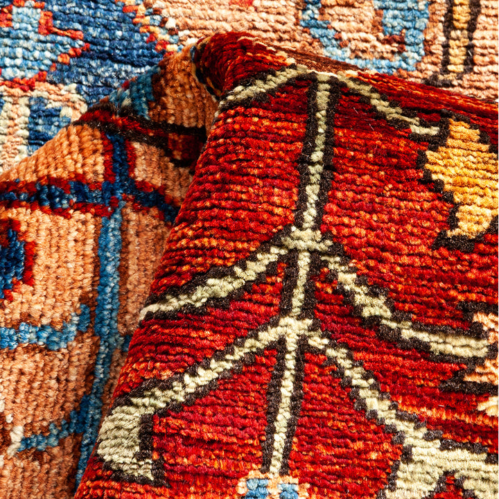 BROWN TRADITIONAL WOOL RUNNER - 2' 10" x 11' 9"