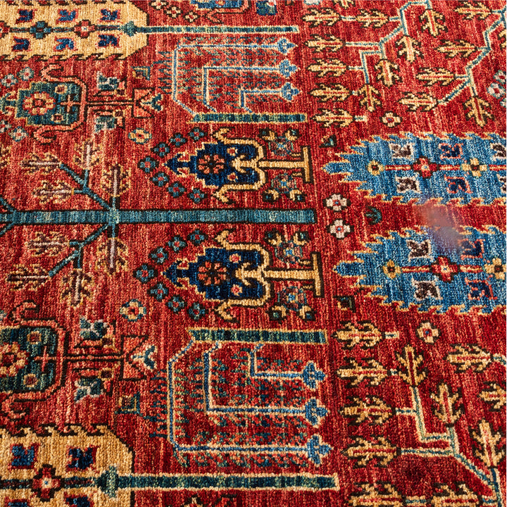 ORANGE TRADITIONAL WOOL RUNNER - 2' 7" x 9' 9"