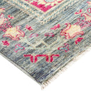 Pink Traditional Wool Rug - 6' 7 x 9' 3"