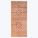 BEIGE TRADITIONAL WOOL RUNNER - 6' 1" x 13' 9"