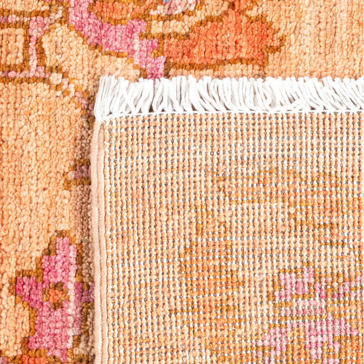 BEIGE TRADITIONAL WOOL RUNNER - 6' 1" x 13' 9"