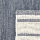 TRANSITIONAL WOOL COTTON BLEND RUG - 9'  x 12' Grey