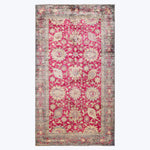 PURPLE TRADITIONAL WOOL RUG - 4' 8" x 8' 2"
