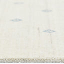 TRANSITIONAL WOOL COTTON BLEND RUG Ivory / 10'  x 14'