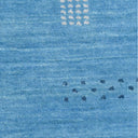 TRANSITIONAL WOOL COTTON BLEND RUG Blue / 10'  x 14'