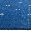 TRANSITIONAL WOOL COTTON BLEND RUG Navy / 10'  x 14'