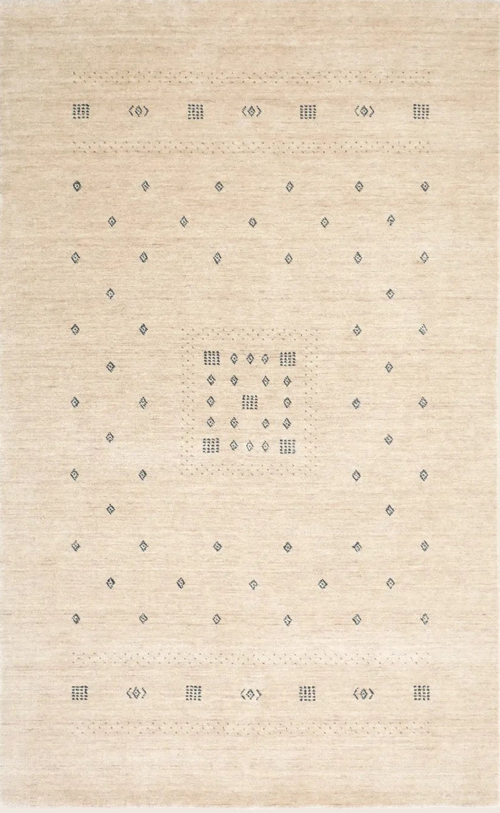Modern Wool Cotton Blend Rug