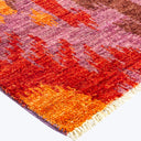 RED TRADITIONAL WOOL RUG - 8'  x 9' 10"