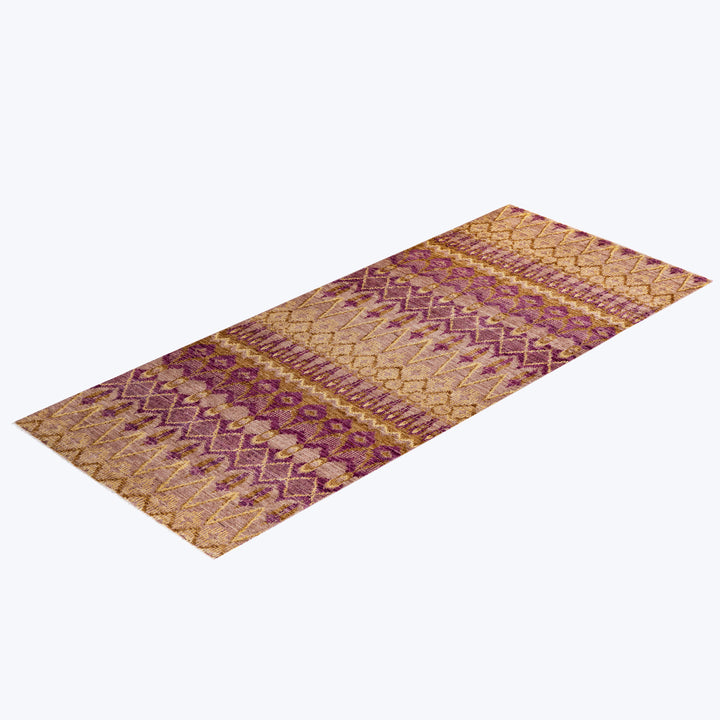 PURPLE TRADITIONAL WOOL RUNNER - 5'  x 11' 10"
