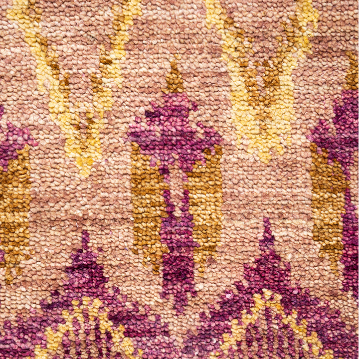 PURPLE TRADITIONAL WOOL RUNNER - 5'  x 11' 10"