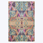 LIGHT BLUE TRADITIONAL WOOL RUG - 5' 10" x 9' 1"