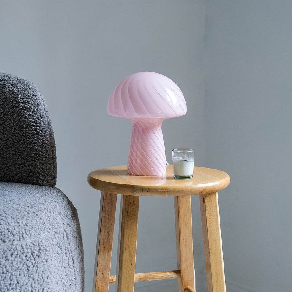 Close Top Mushroom Lamp Bubblegum Pink / Petite