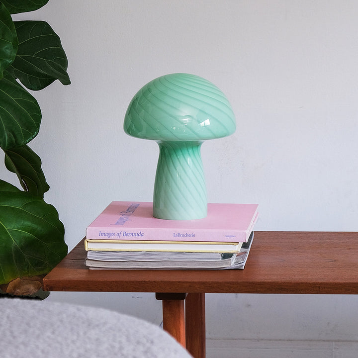 Close Top Mushroom Lamp Jade / Petite
