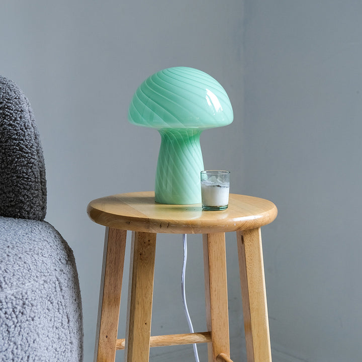 Close Top Mushroom Lamp Jade / Petite