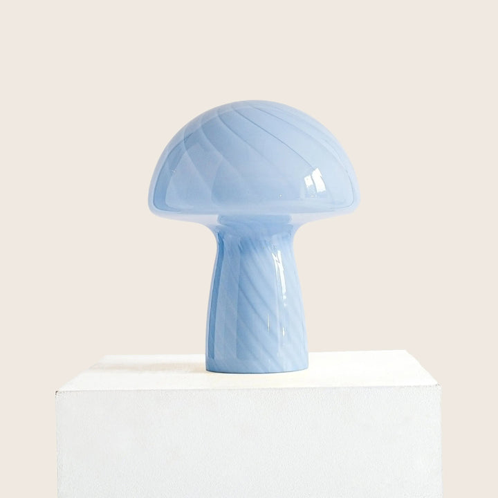 Close Top Mushroom Lamp Baby Blue / Petite