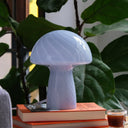 Close Top Mushroom Lamp Baby Blue / Petite