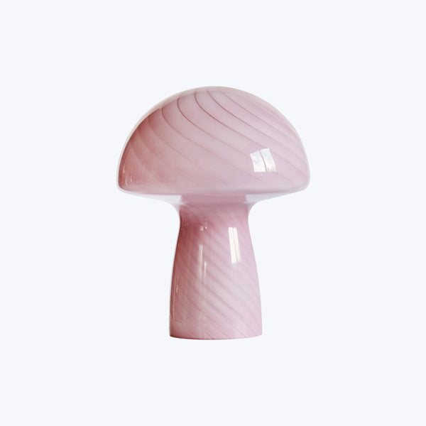 Close Top Mushroom Lamp Rose Pink / Petite