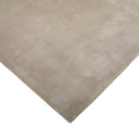 Silver Tibetan Solid Silk Rug - 10' x 14'