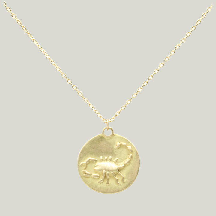 Zodiac Medal Necklace