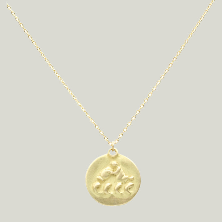 Zodiac Medal Necklace