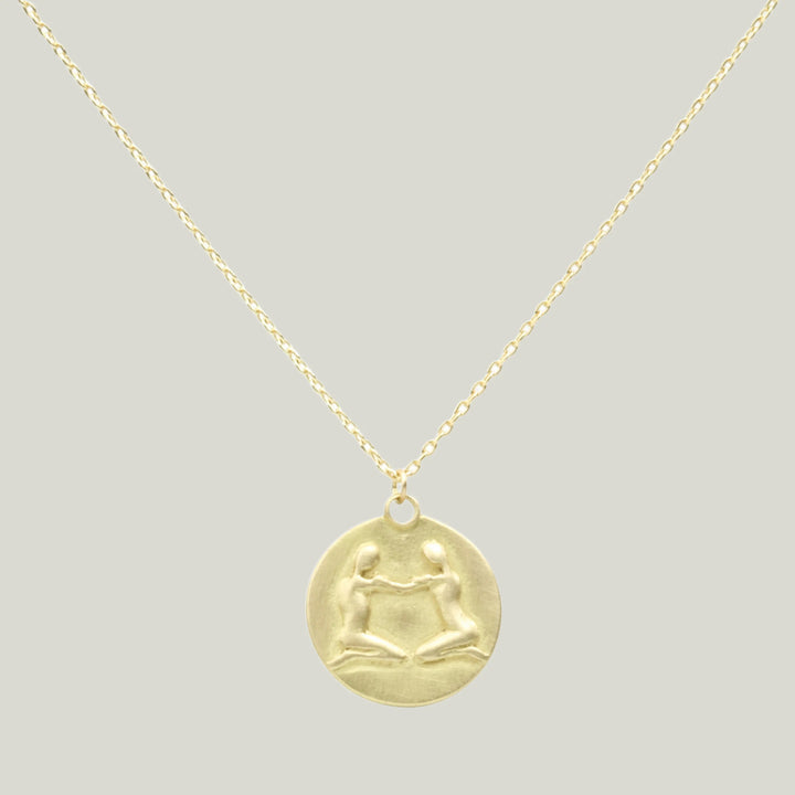 Zodiac Medal Necklace