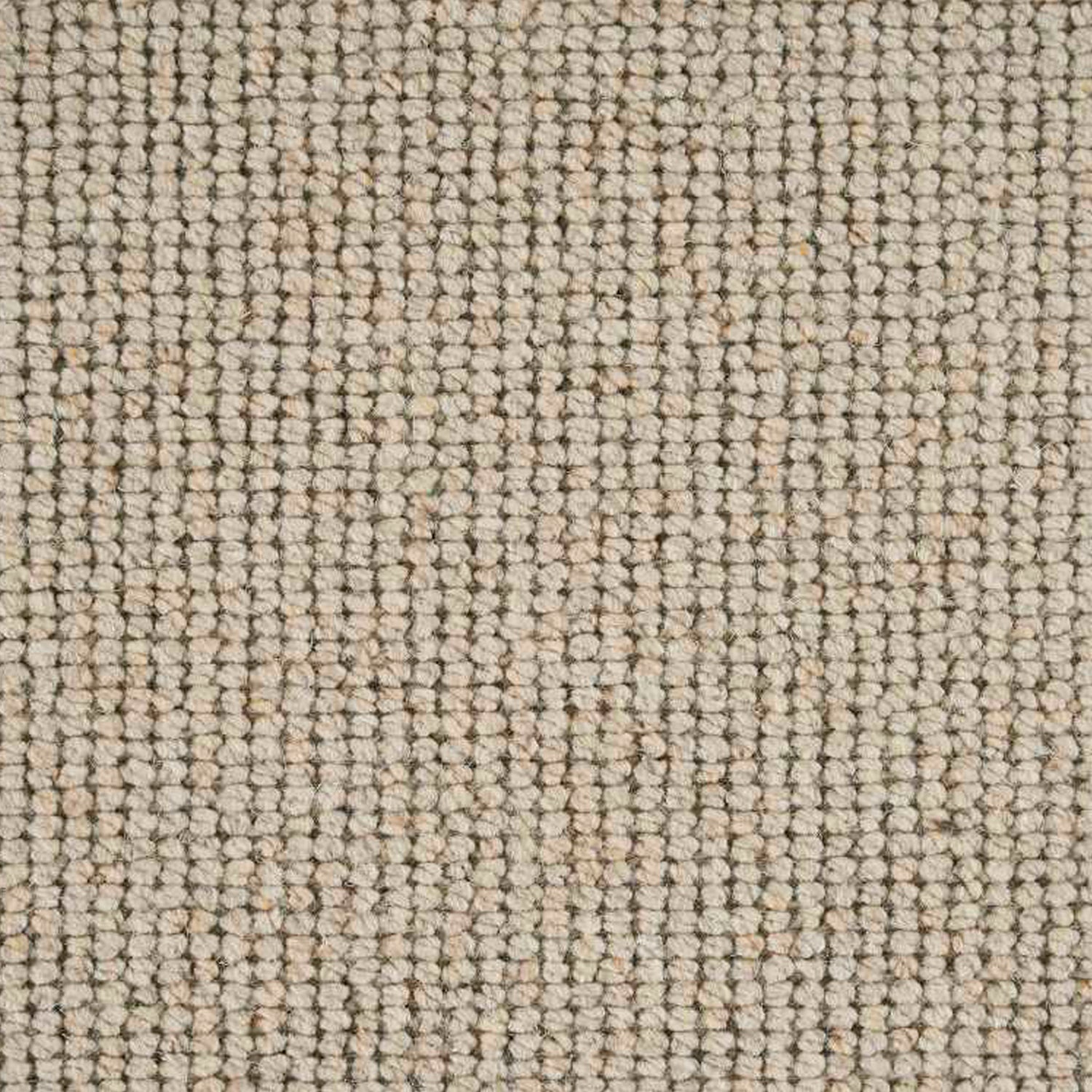 Close-up of loop pile carpet with neutral colors, durable design.