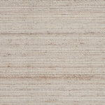 Close-up of neutral woven fabric texture with striped appearance.