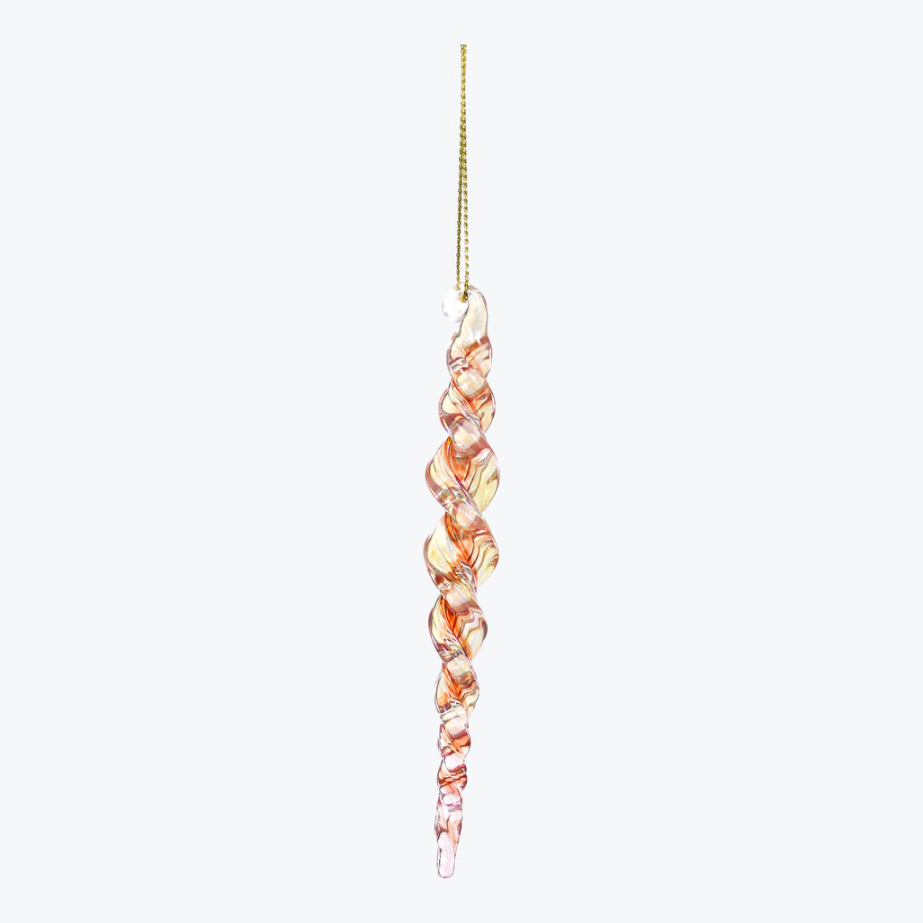 Twisted Icicle Ornament