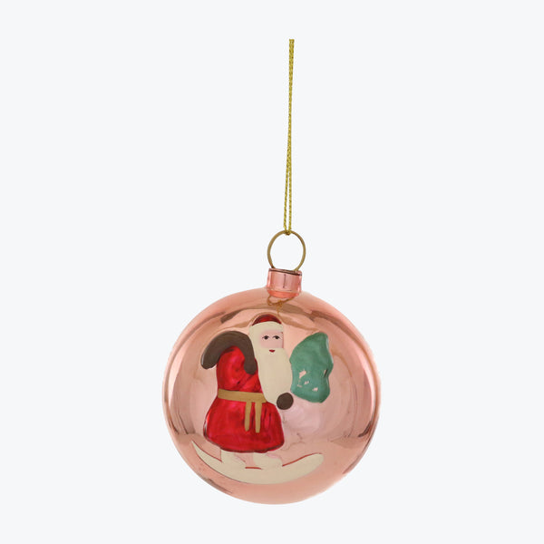 Santa Bauble Ornament