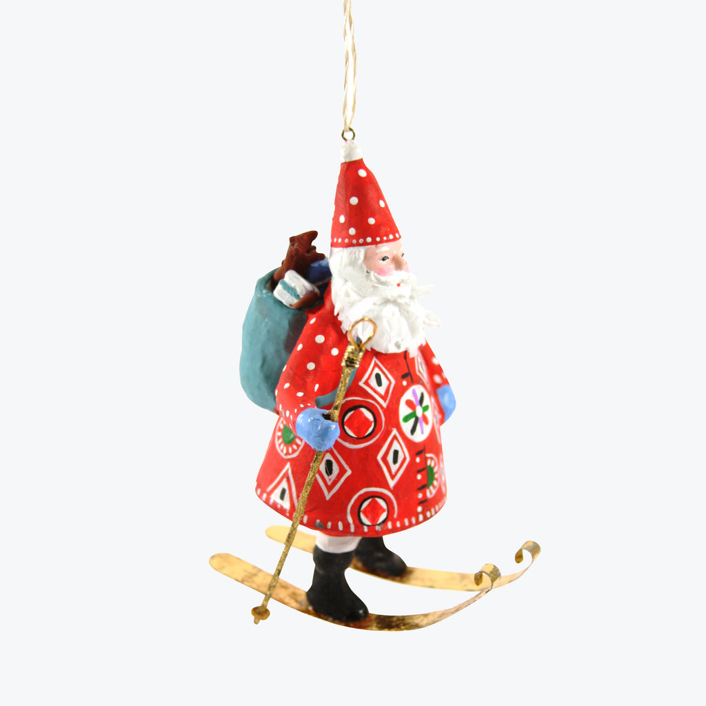 Woodland Father Christmas Ornament