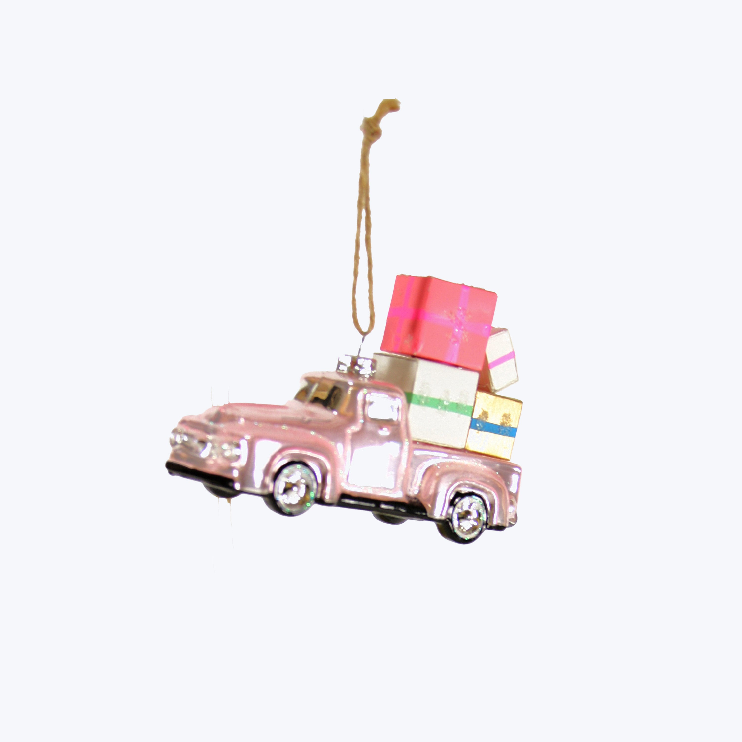 Assorted Countryside Truck Ornament Pink