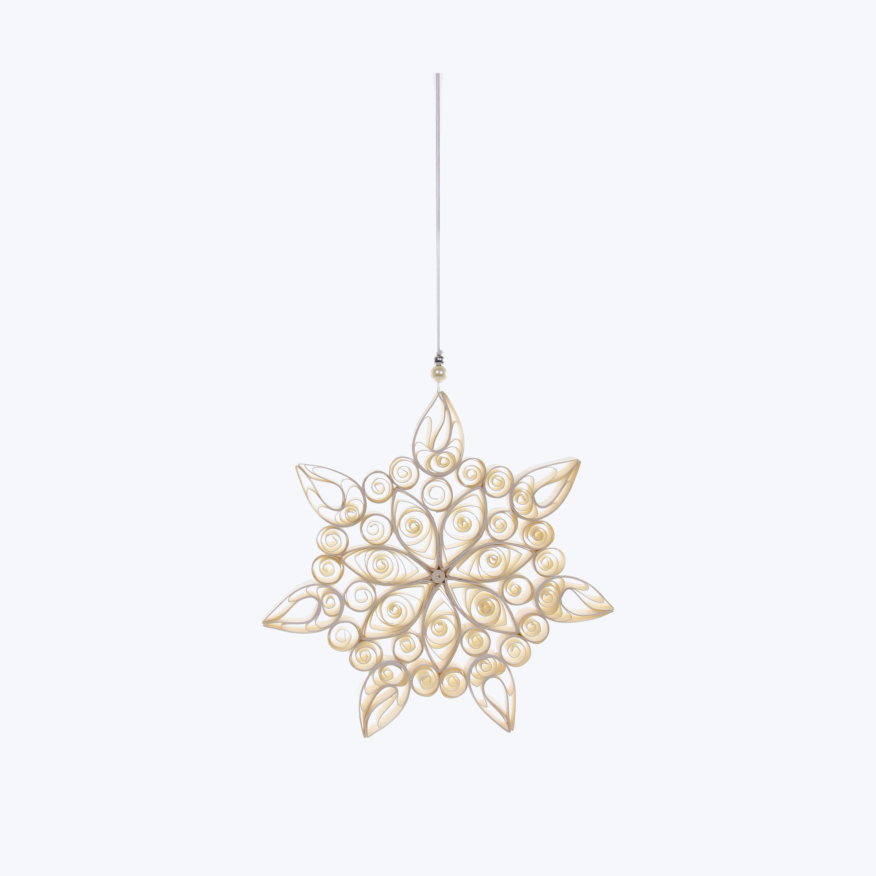 Assorted Large Paper Snowflake Ornament Circular