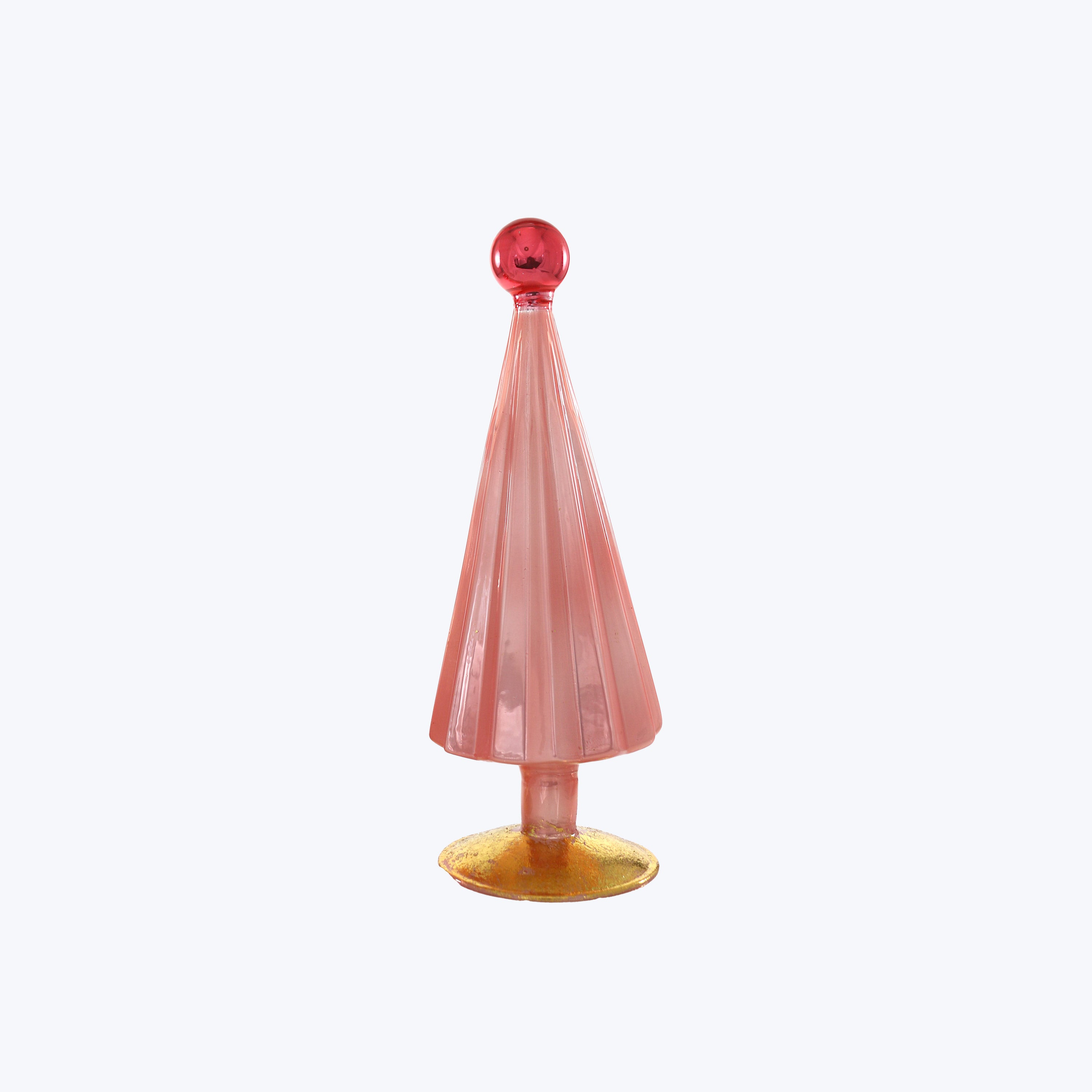 Pleated Tree in Pink + Red Large, 8"