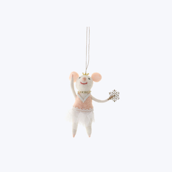 Assorted Merry Mice Ornament Silver Star