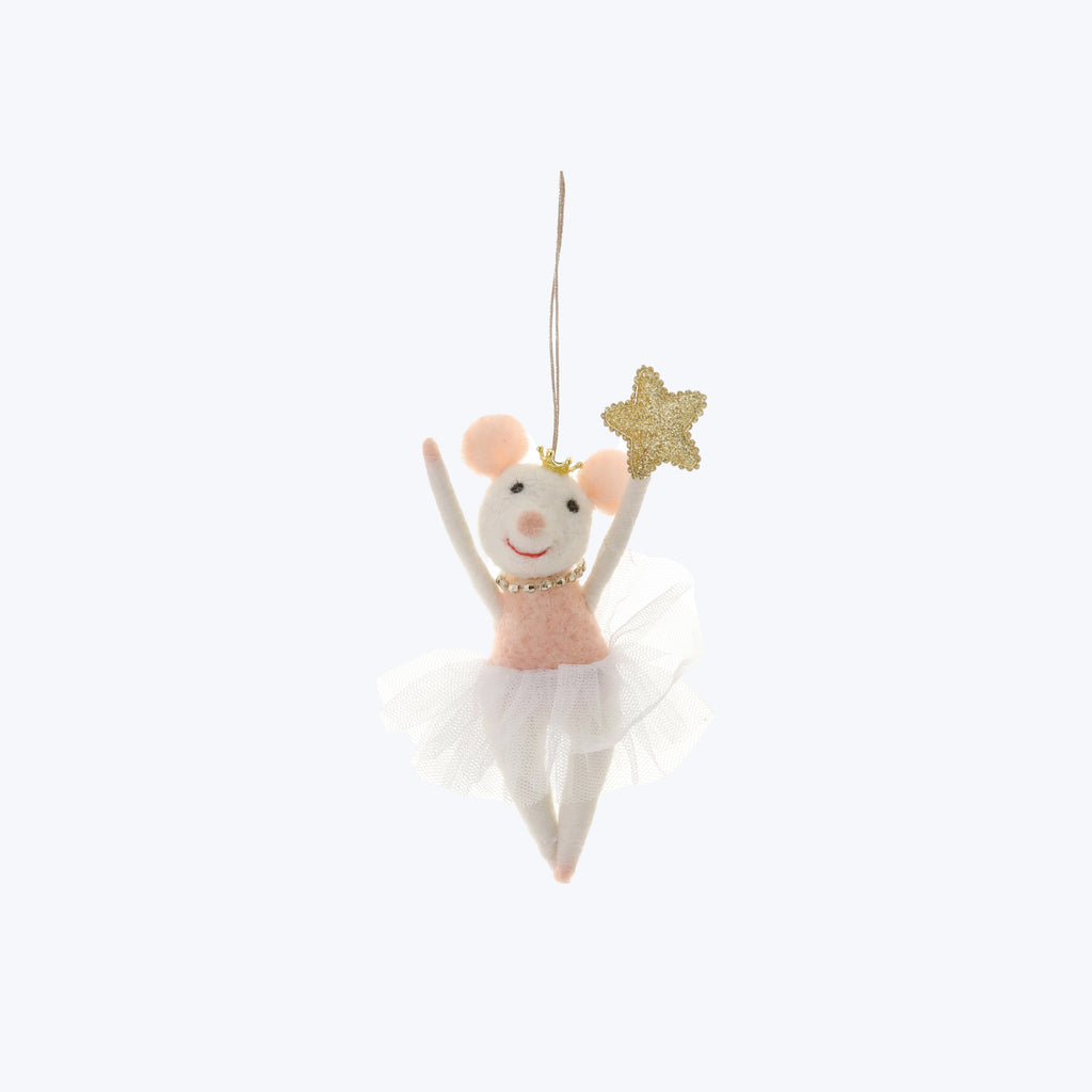 Assorted Merry Mice Ornament Gold Star