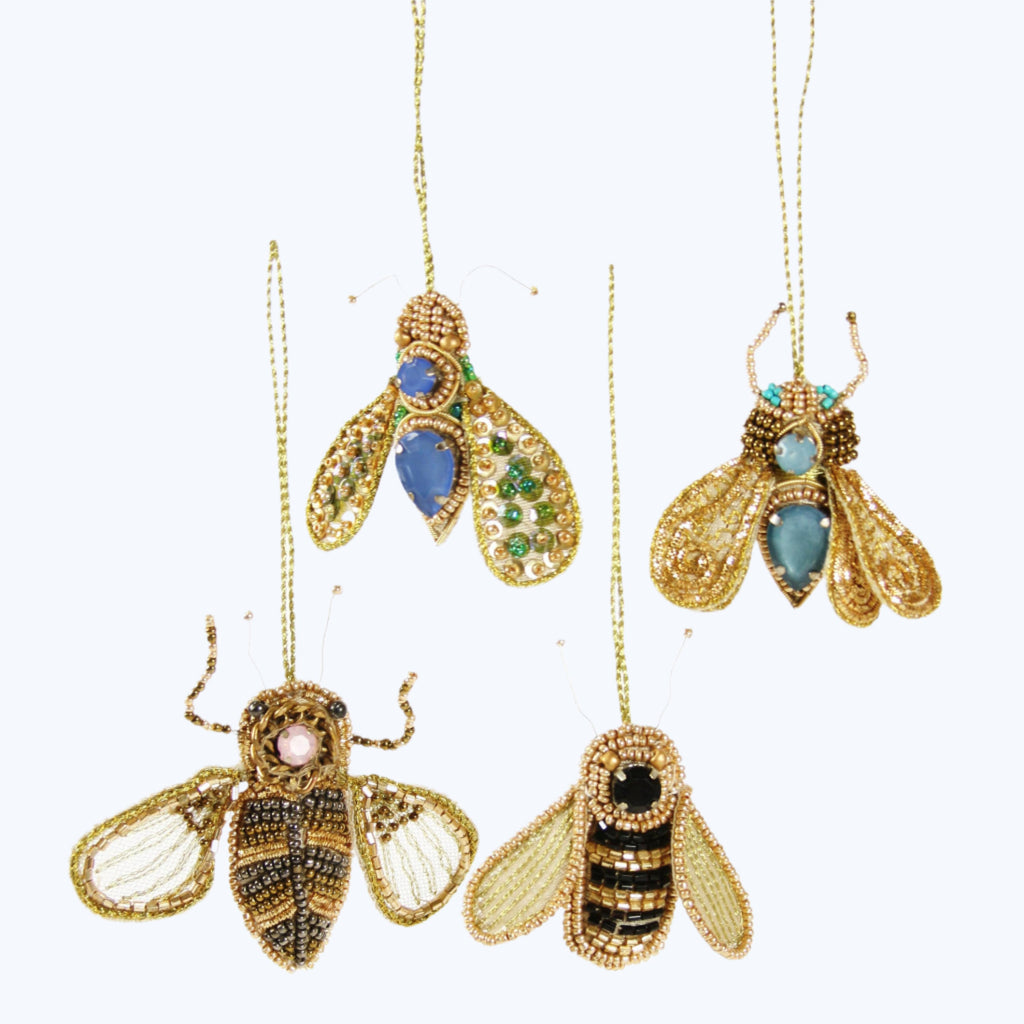 Assorted Sequin Bee Ornament