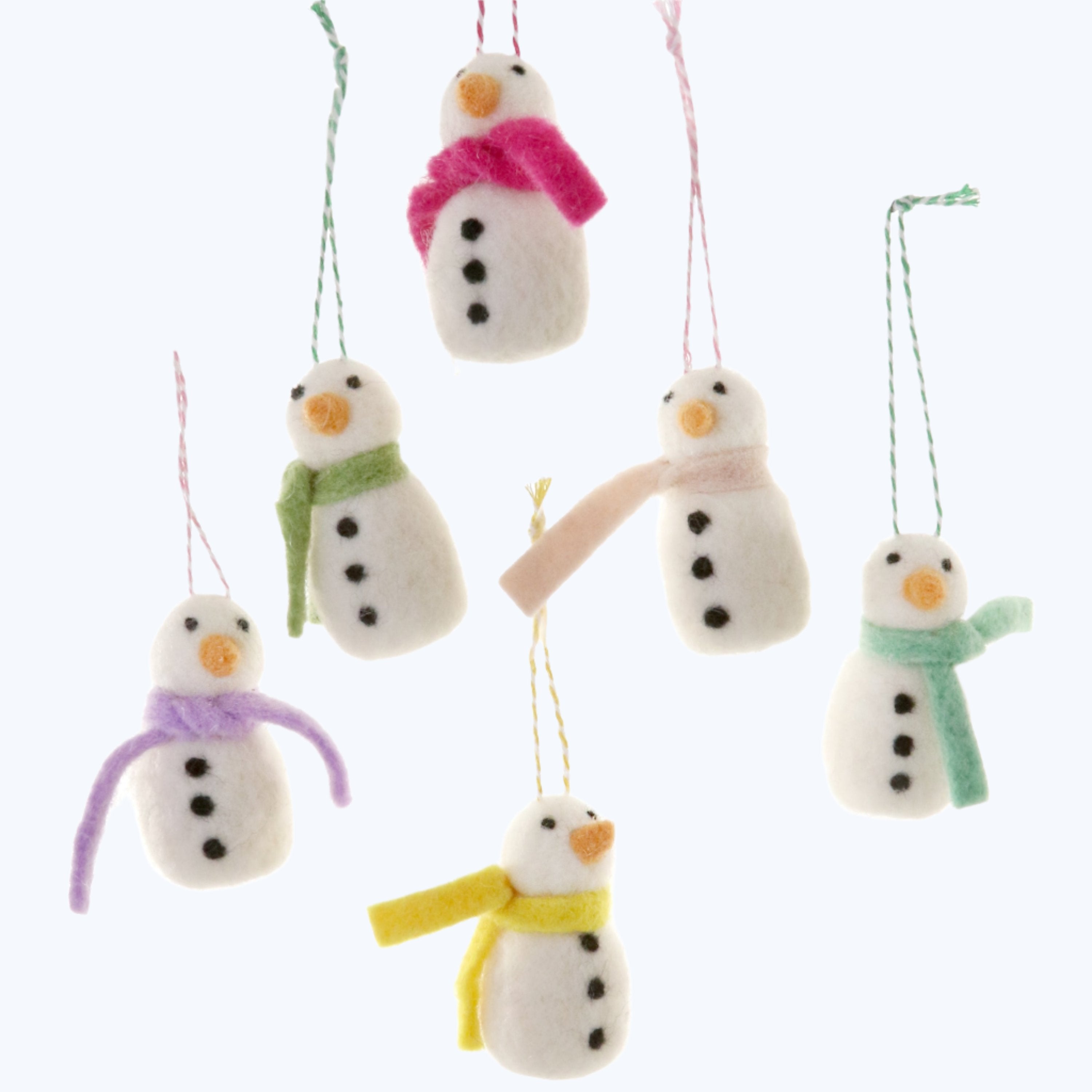 Assorted Merry + Bright Snowman Ornament