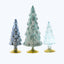 Small Snowfall Hue Glass Tree