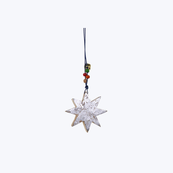 Glinting Star Ornament Silver