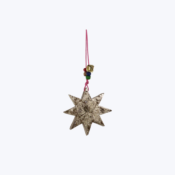 Glinting Star Ornament Gold