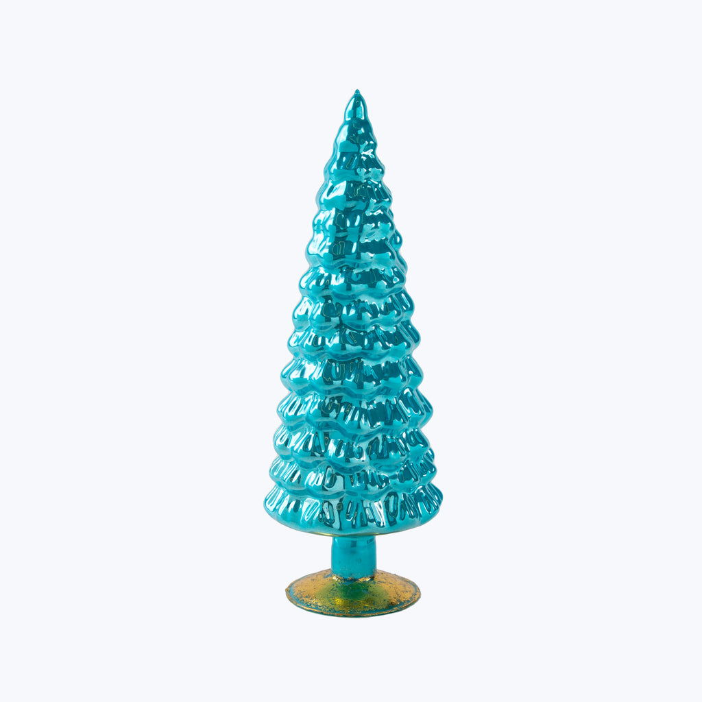 Blue Hue Glass Tree