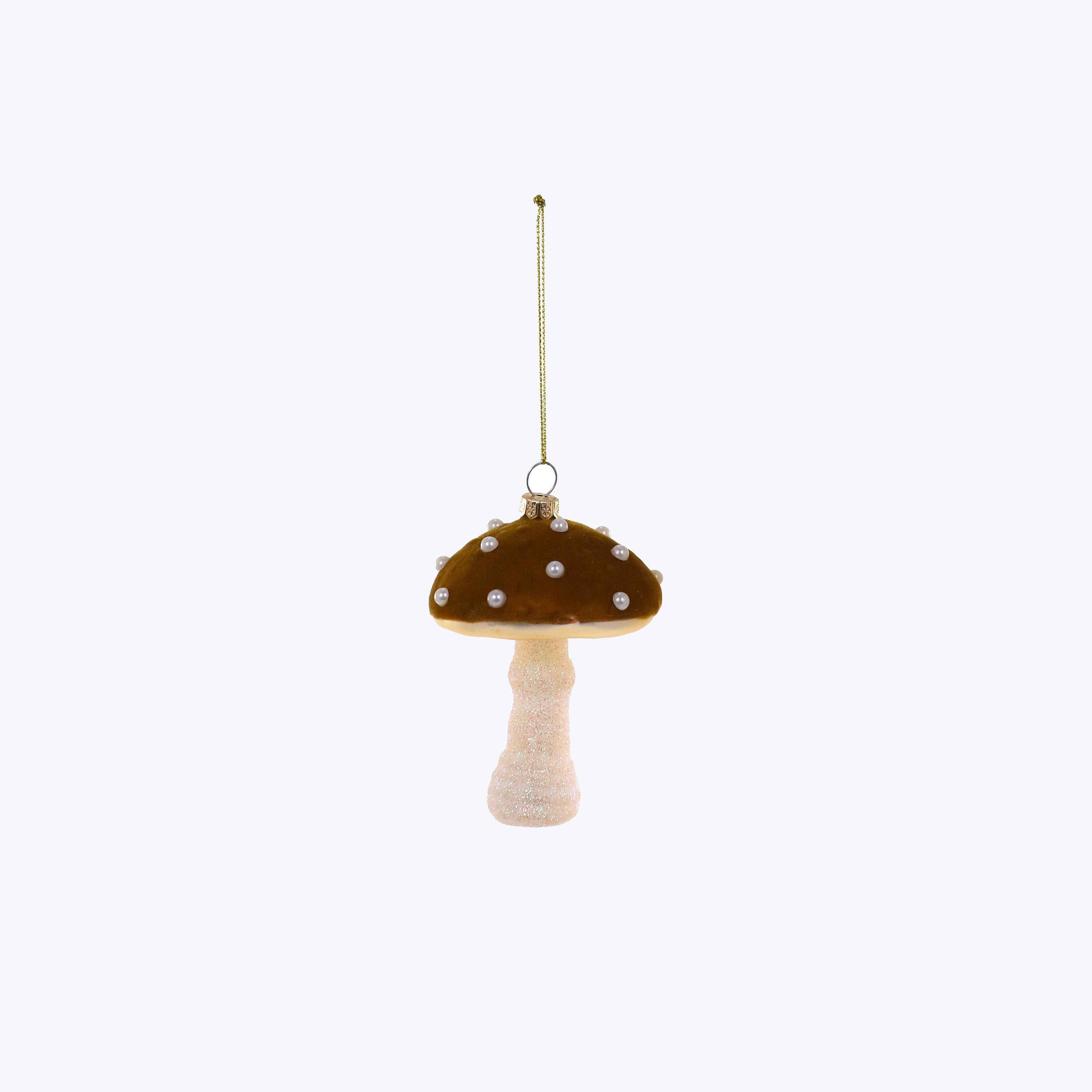 Assorted High Grove Brown Mushroom Ornament Slim